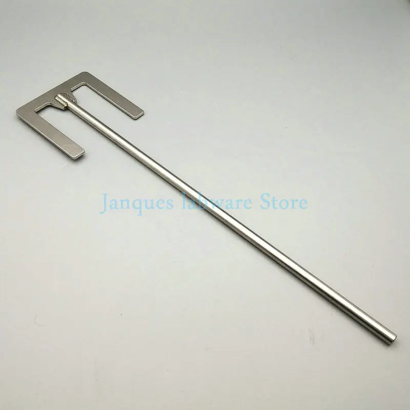 1pc stainless steel E-type blade paddle with leaf-width 40mm or 120mm stirrer impeller paddle with rod,Used in lab mixing tools