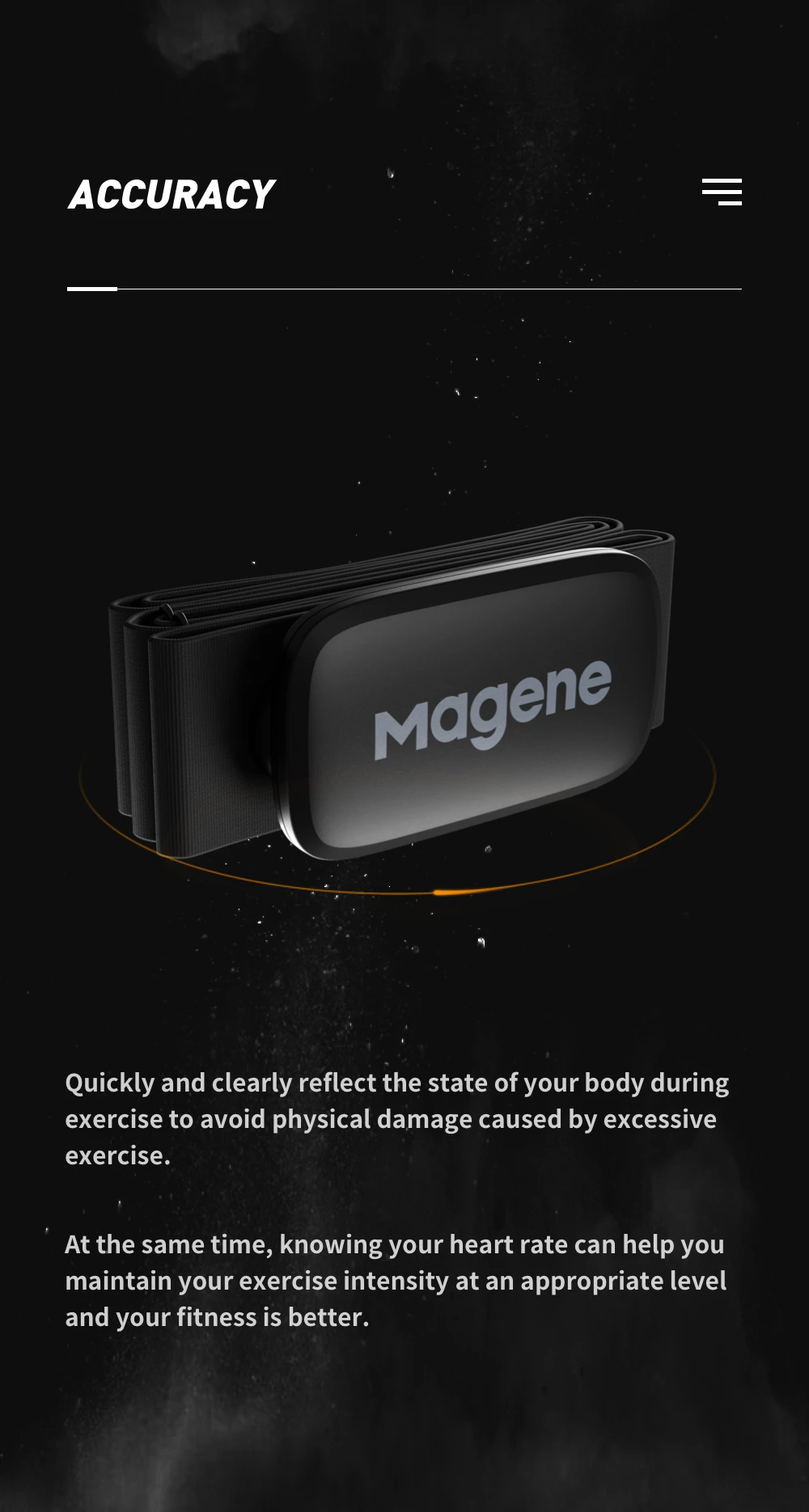 Magene H64 Herzfrequenzmesser Mover Bluetooth ANT Sensor mit Brustgurt Computer Fahrrad Wahoo Garmin BT Sports – Detail 6