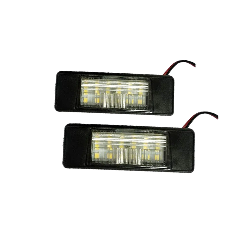 

2Pcs Error Free White LED License Plate light For Nissan Pathfinder R51 Juke F15 X-Trail T30 T31 Qashqai J10 J11 Primera P12