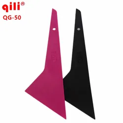 Qili-rascador Triangular de plástico para coche, herramienta de boca oblicua de QG-50, escurridor, herramientas de película adhesiva, accesorios para coche