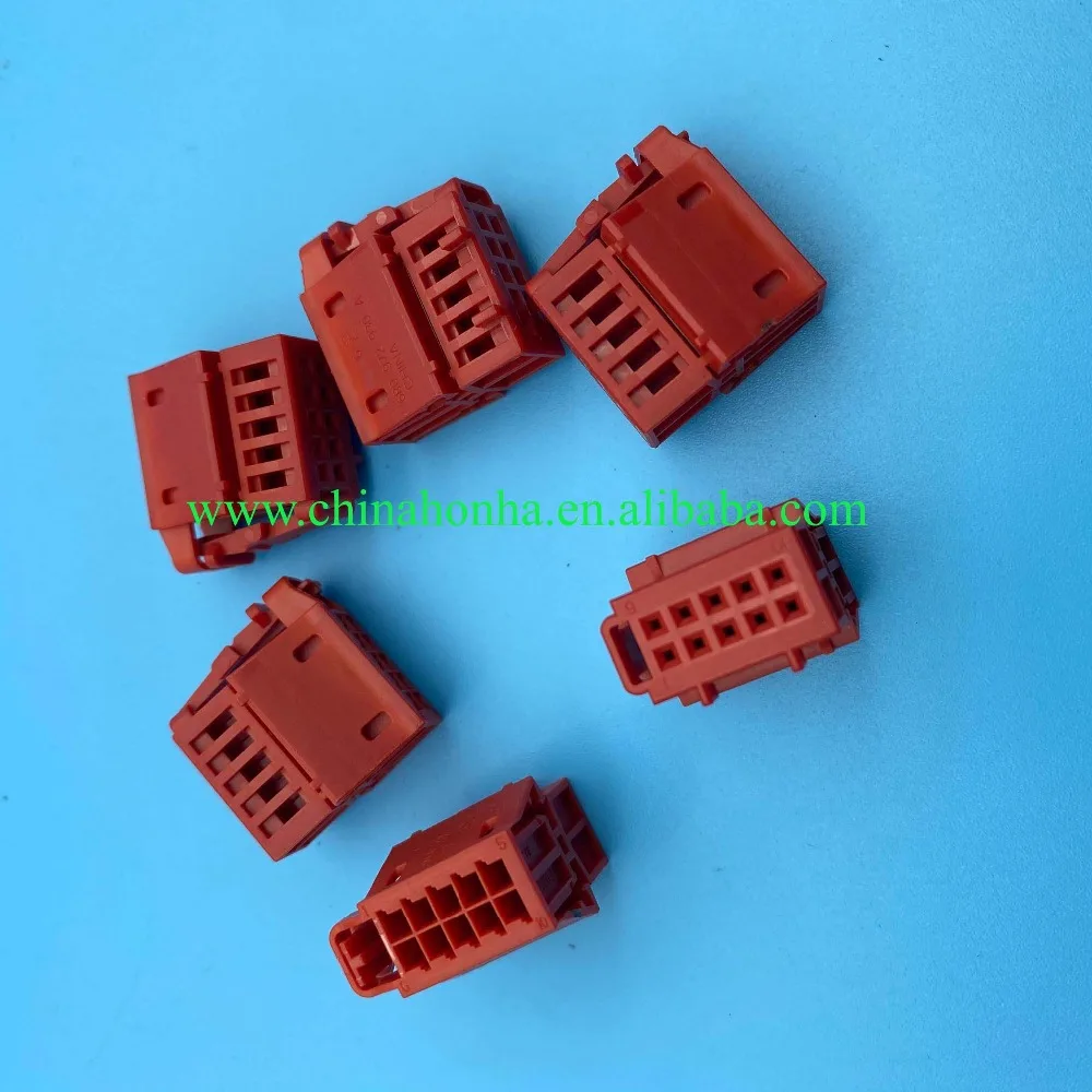 

Free shipping 5/10/20/50pcs Seat rotating light trailer identification central control panel 10 pin connector plug 6R0 972 930 A