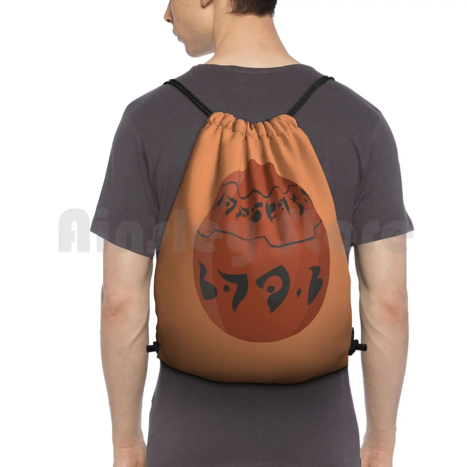 Jak And Daxter-Precursor Orb Backpack Drawstring Bags Gym Bag Waterproof Jak Daxter Precursor Orb Game Naughty Dog Video