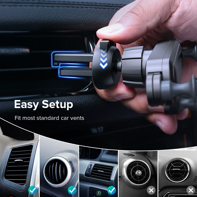 Gravity Car Phone Holder Air Vent Clip Mount For Kia Rio K2 K3 Ceed Sportage 3 sorento cerato armrest picanto soul optima