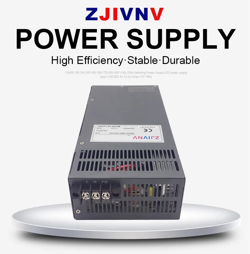 Imagem -06 - Fonte de Alimentação de Comutação de 2000w Smps Ac-dc Entrada 110v 220v Saída 24v 27v 36v 48v 50v 60v 72v 80v 110v 220v S2000