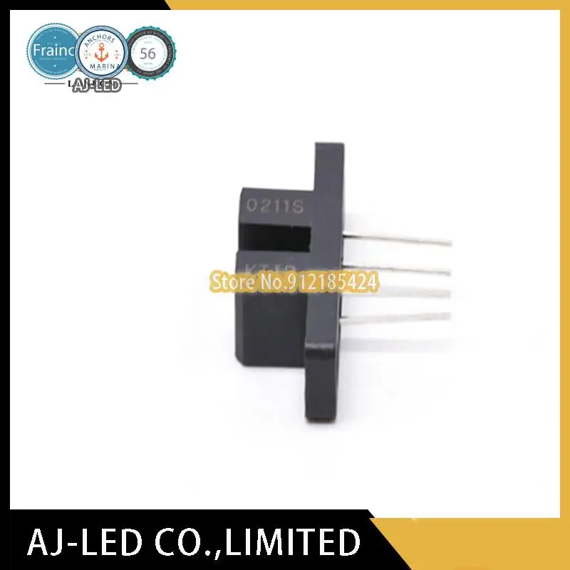 10pcs/lot KTIR0211S infrared photoelectric switch sensor U-slot transmissive through-beam slot width and slot distance 3.1mm