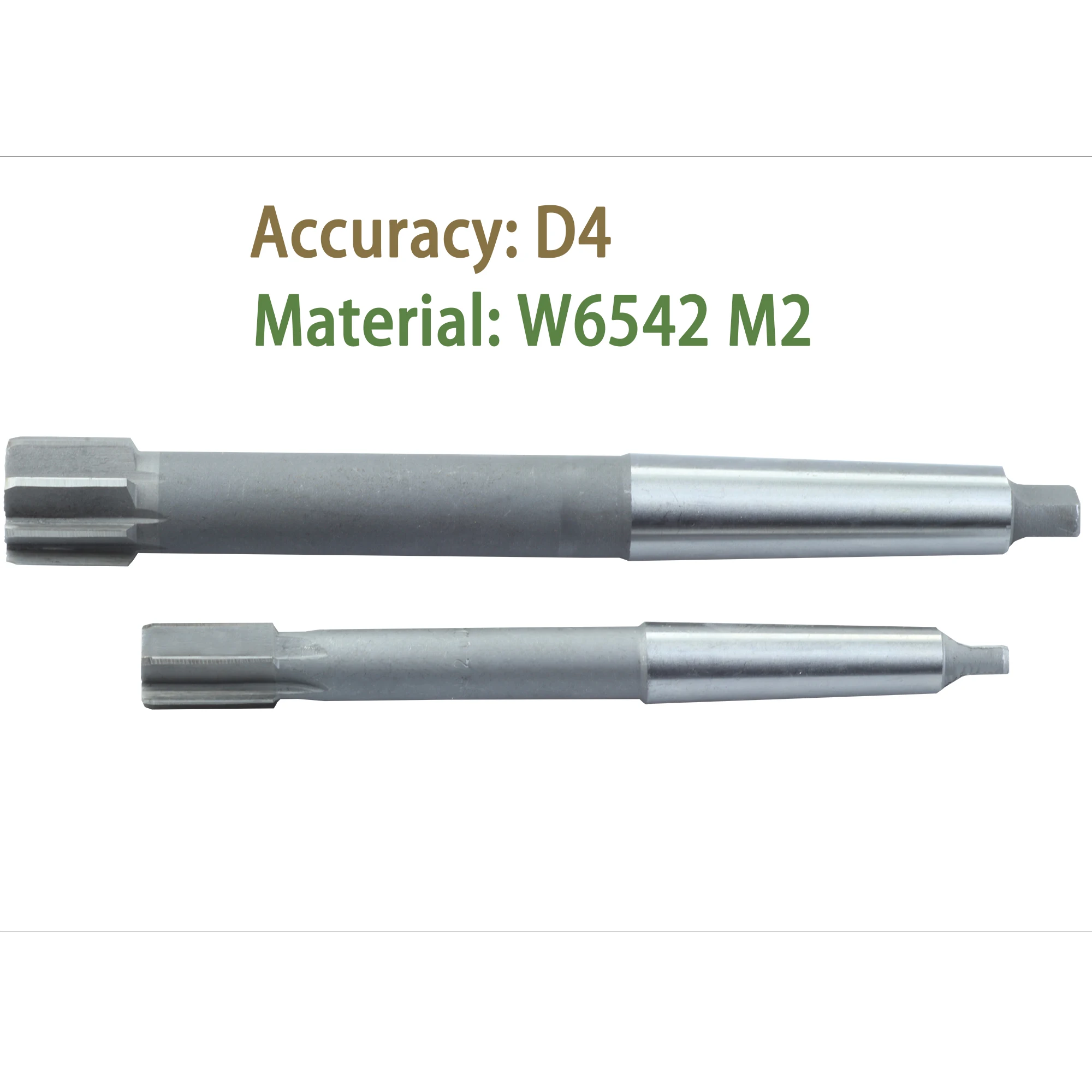 Alesatore per flauto dritto con codolo conico in acciaio ad alta velocità HSS H7 H8 D4 Diametro di taglio 5.5MM-70MM Alesatore per macchina