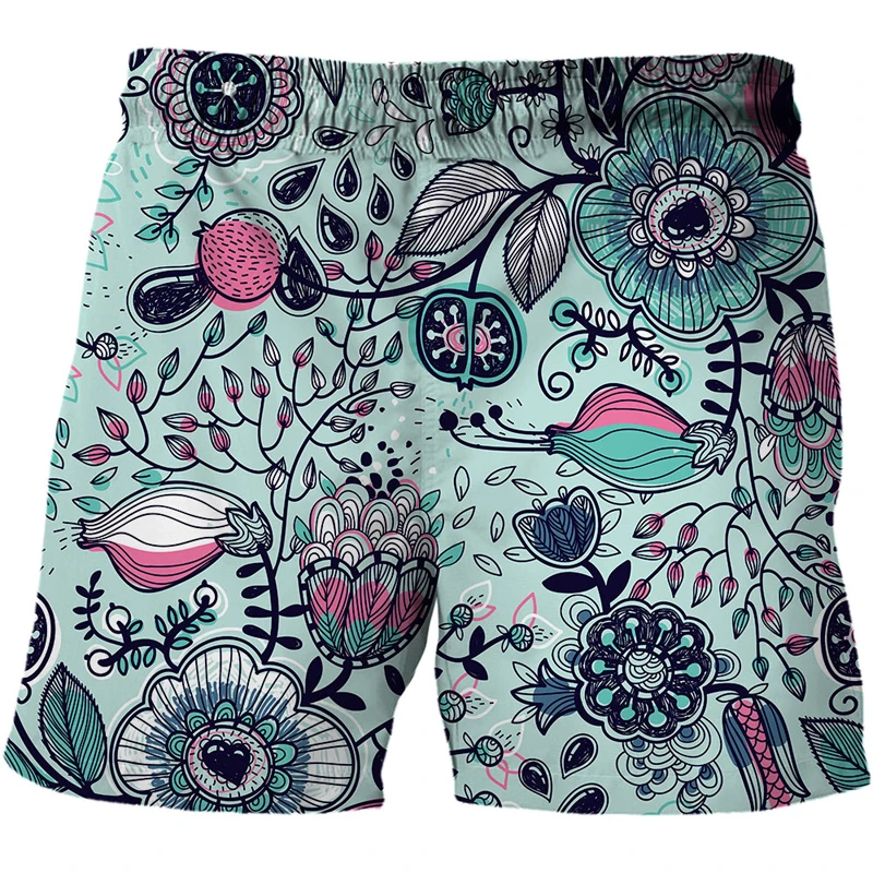 Men's Summer 3d Printed Beach Pants 2021 Fashion Men's Classical Abstract pattern Shorts Breathable Quick-drying Pants Shorts