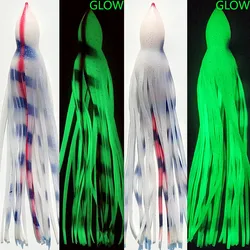 3pcs 24cm 28cm 32cm Replacement Octopus Skirts Trolling Lures skirt octopus soft fishing lure Rigged skirt Marlin Tuna Pakula