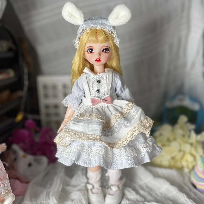 

Масштаб 1/6, 30 см, BJD, милый нежный комплект с лицом, полный набор с париком и одеждой, 22 суставы, фигурка тела, кукла, детская модель, игрушка, подарок на день рождения