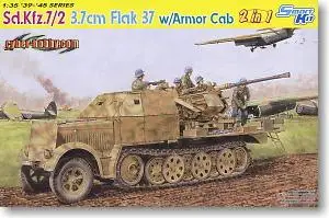 

Dragon 6542 1/35 WW.II German Sd.Kfz.7/2 8t Half-track 3,7 см Flak37 AA Gun