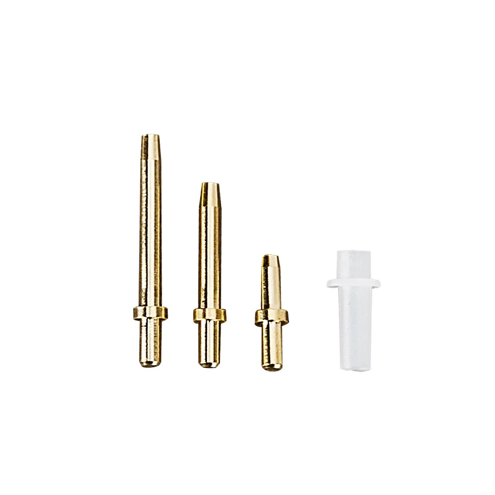 1000 Set Dowel Pins Dental Laboratory Brass Single Pin with Plastic Sleeves On Stone Model Tools