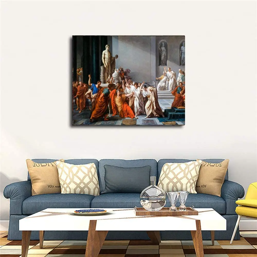 Assassination Murder of Julius Caesar Roman Wall Art Canvas Prints