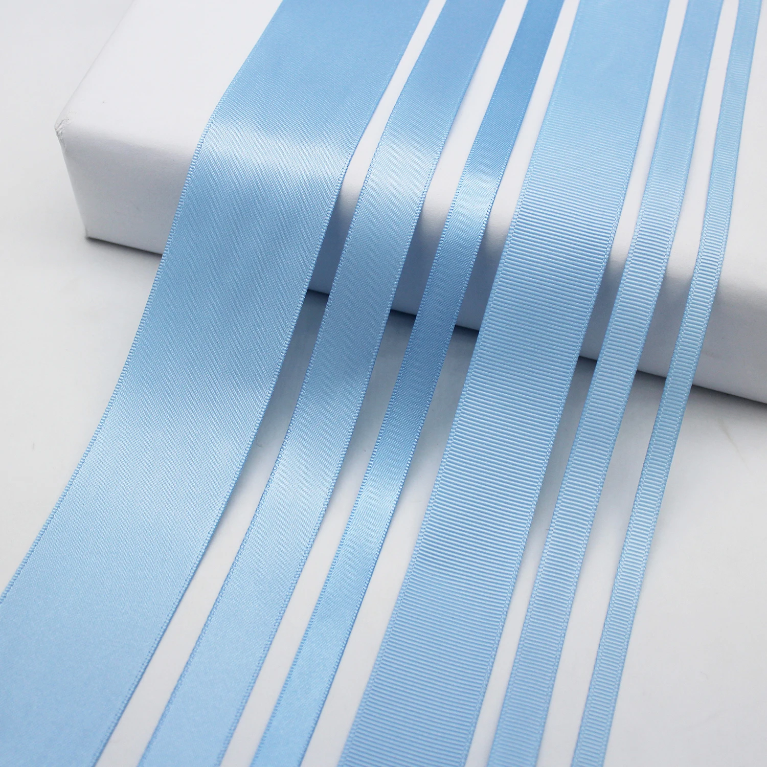 5 Meter/Lot Bluebird Grosgrain Ribbon Satin Ribbon For DIY Sewing Trim Handmade Wrapped Gift Accessories 6mm 9mm 16mm 25mm 38mm