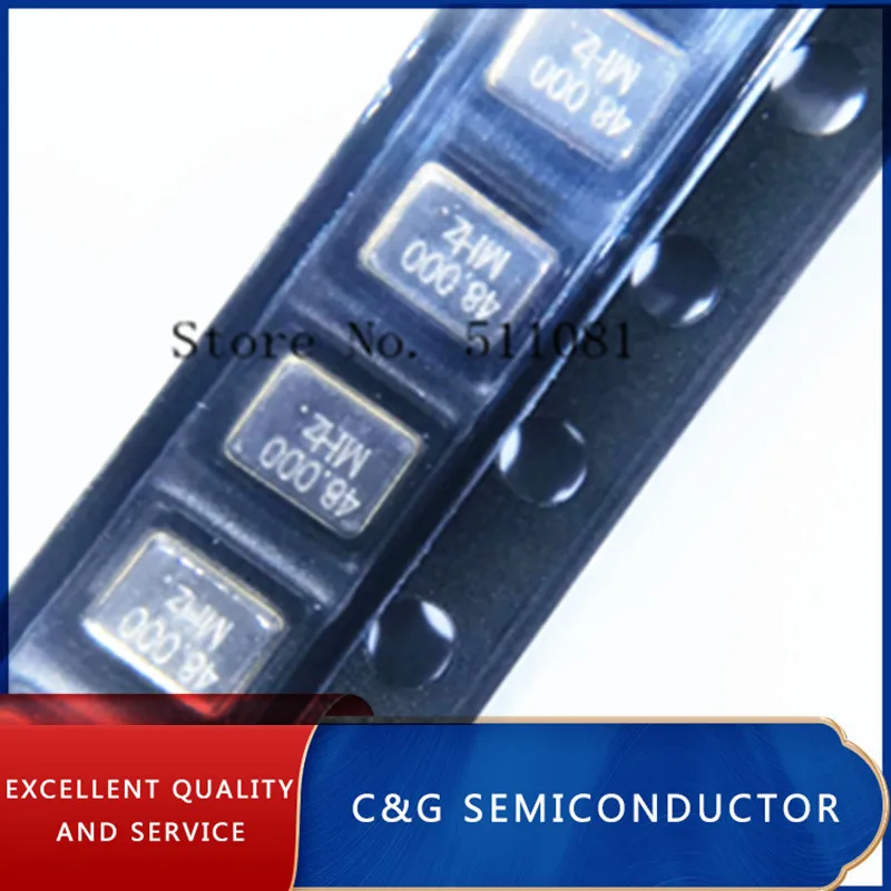 10PCS Passive Crystal Oscillators 48.000MHZ 48MHZ SMD 3225 12MHZ 16MHZ 20MHZ 24MHZ 25MHZ 26MHZ 27MHZ 30MHZ 32MHZ 40MHZ 8MHZ 4MHZ