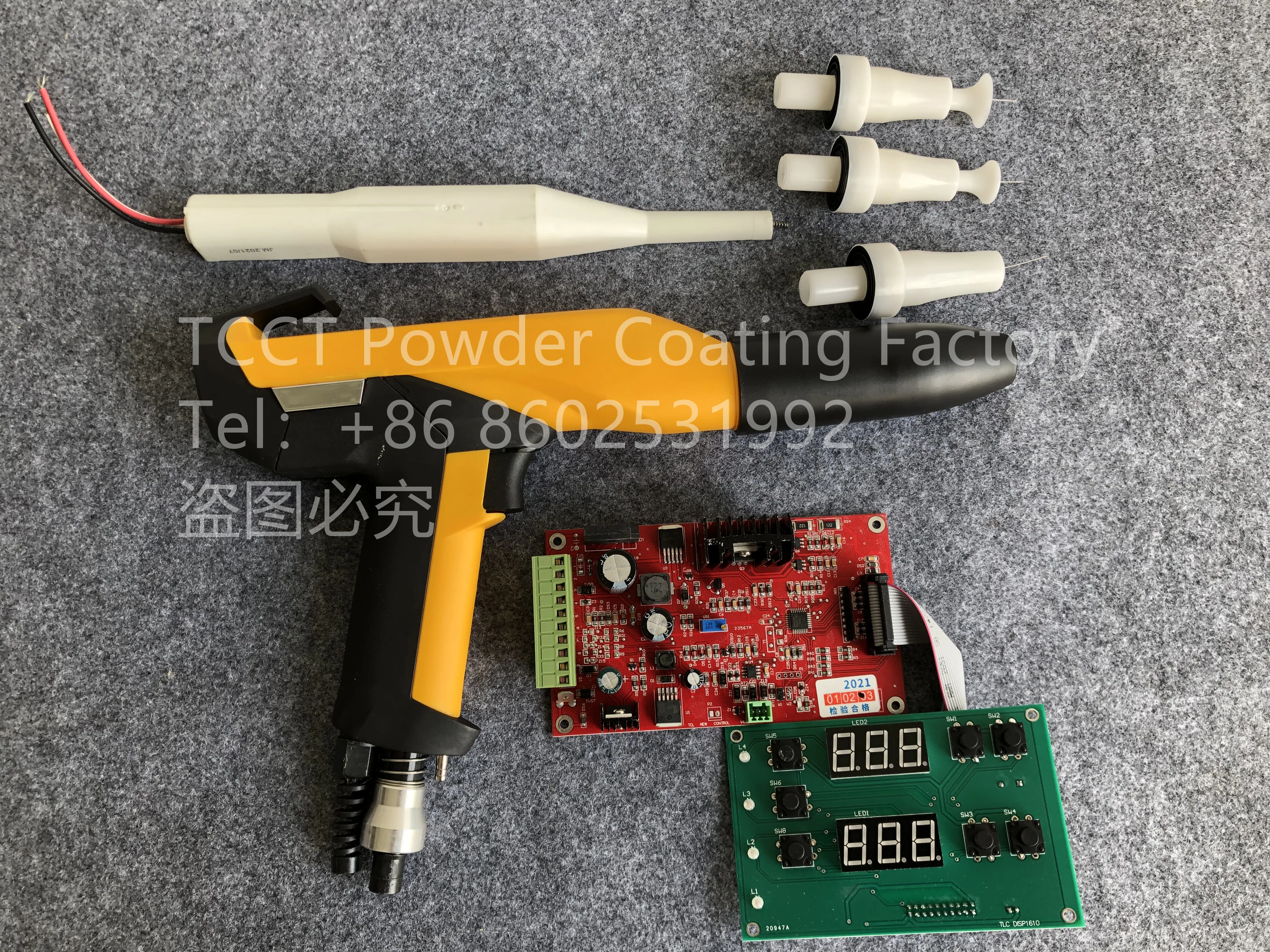 Sistema eletrostático conjunto inteiro da máquina de revestimento do pó máquina de revestimento do pó kit
