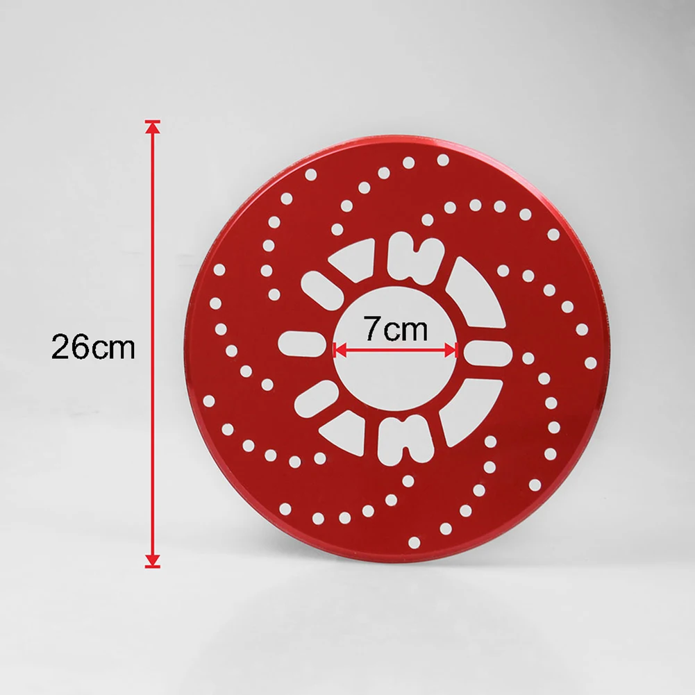 1 Pair Aluminum Alloy 26cm Drum Brake Decorative Disc Car Brake Cover For 14inch Drum Brake Automobile Modification Accessories