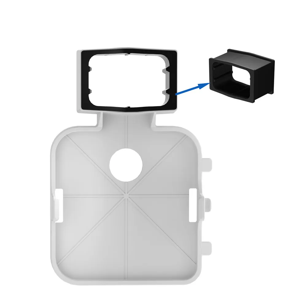 Soporte de montaje en pared para Módulo de sincronización parpadeante con Cable adaptador Original, soporte de ahorro de espacio (solo para versión UE/EE. UU.)