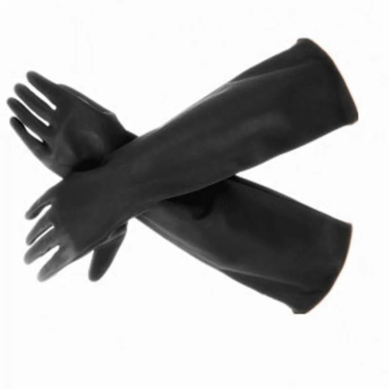 Doppel-schicht gummi anti-korrosion säure-alkali handschuhe öl-beständig industrielle schutz handschuhe