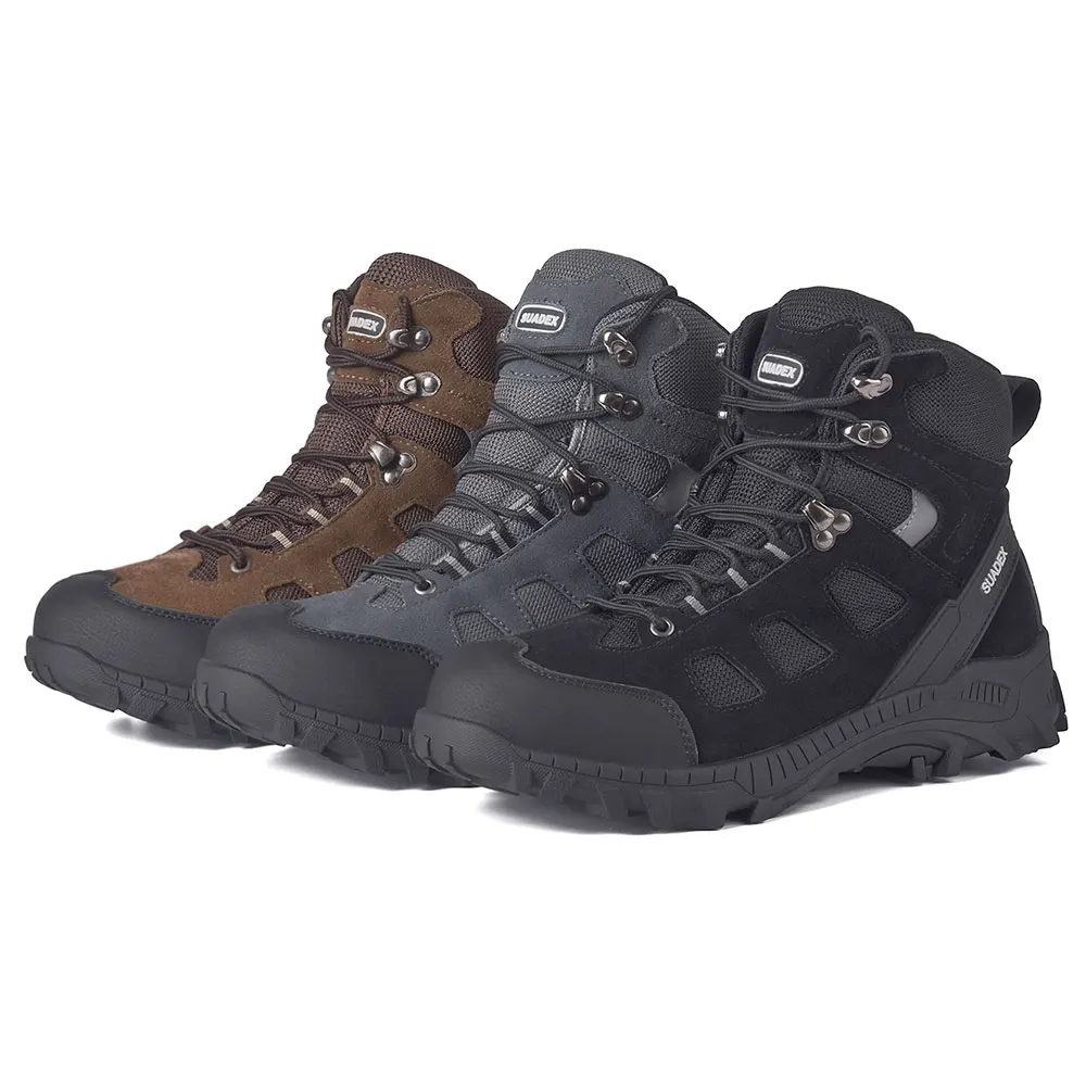 SUADEX-botas de seguridad para hombre, calzado de trabajo Industrial antigolpes, antiarena, para desierto, al aire libre, talla Europea 37-48