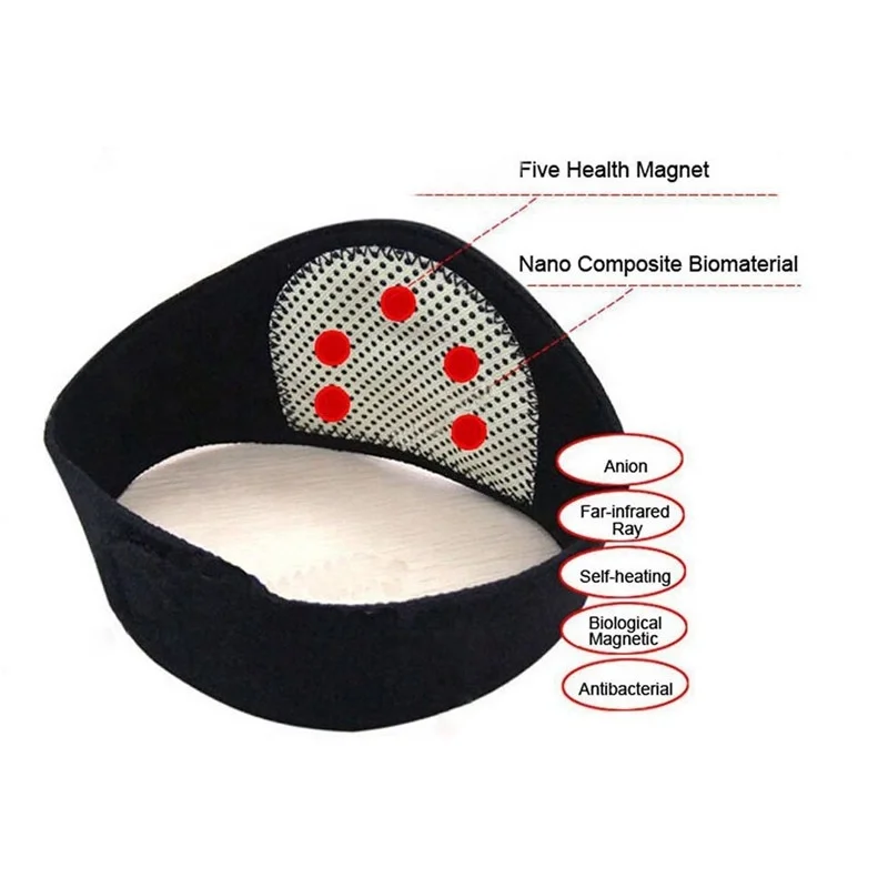 Tourmaline Belt Self-Heating Neck Magnetic Therapy Neck Guard Collar Protection For Dropshipping Reduce neck fatigue