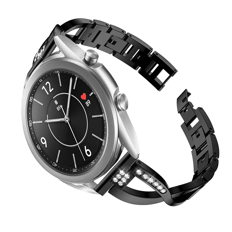 Correa de acero inoxidable para reloj inteligente, pulsera deportiva para Huami Amazfit GTS 2/Mini, Xiaomi Amazfit Bip S/U / Pro / GTR