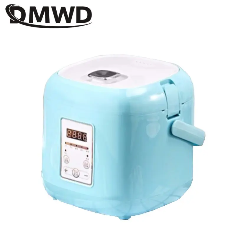 DMWD 2L Mini Home non-stick ryżowar 220V 5 funkcji elektryczny garnek do zupy jogurt maszyna do ciasta 24H powołanie dla 2 osób