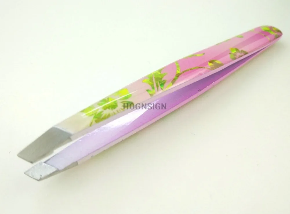 Pinça pequena pinça ponta inclinada pinça de sobrancelha clipe removedor de cabelo design ferramentas de maquiagem facial cílios postiços fórcep ferramenta de beleza