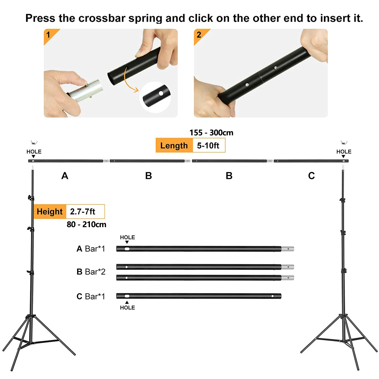 Backdrop Stand Photo Video Studio Background Stand Backdrop Support System Kit Photography Studio Scenery Shelf Frame Light Kit