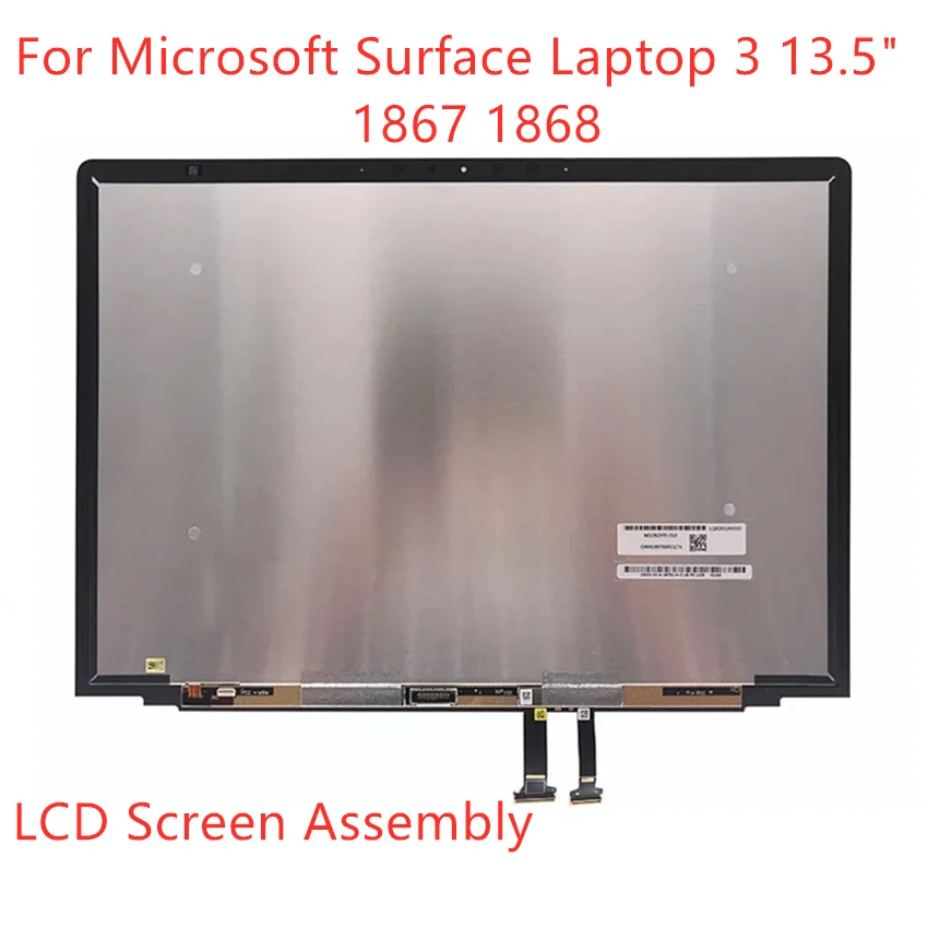 For Microsoft Surface Laptop 3 13.5inch 1867 1868 lcd display touch screen glass sensor digitizer LED assembly replacement panel