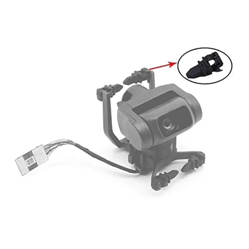 Gimbal câmera borracha amortecedor de choque absorvente bola peças de reparo de aeronaves compatível com mavic mini/mini 2