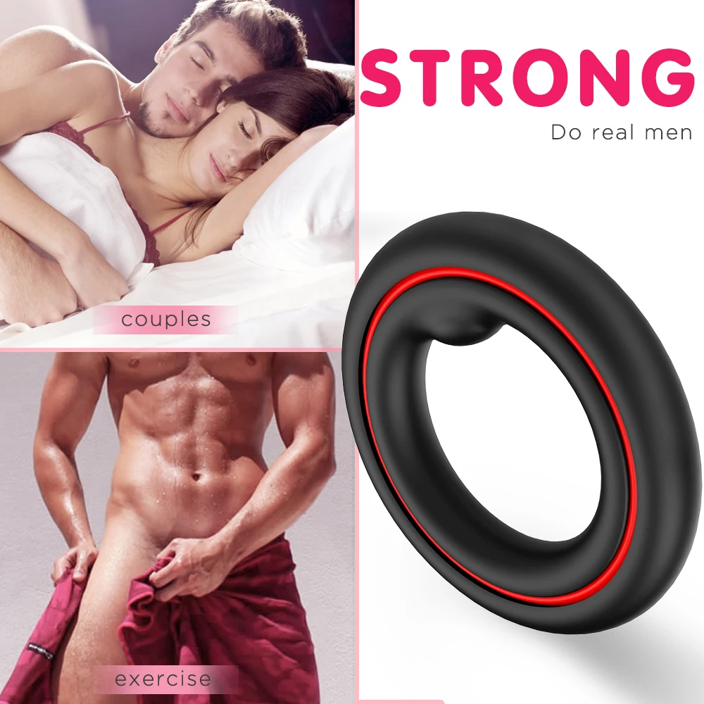 3pcs Penis Rings for Men Cockring Delay Ejaculation High Elasticity Time Lasting Penisring Sex Toys for Men couple sexophop
