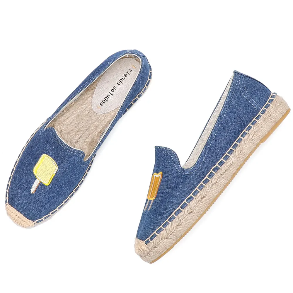 Espadrillas da donna scarpe 2022 Top Fashion New Flat Platform canapa gomma Slip-on Casual Sapatos Zapatillas Mujer primavera/autunno