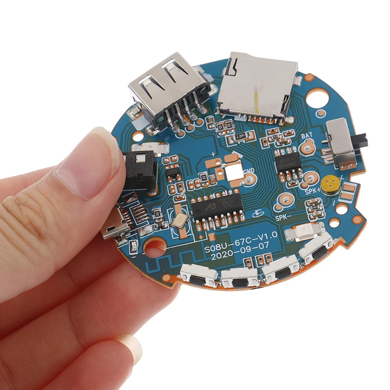 Neue 3,7-5V Multifunktions Bluetooth Empfänger PCBA Audio Verstärker Board MP3 Decoder