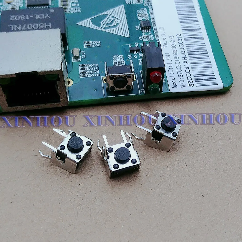

10 Pcs TS-D009 high quality copper foot pin tact switch button switch 5mm for ASIC BTC ETH miner Antminer Innosilicon WhatsMiner