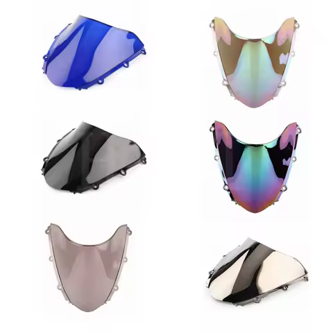 For Honda CBR1000RR CBR 1000RR 2004 2005 2006 2007 Motorcycle Windshield Double Bubble Front Windscreen Screen 1000 RR 1000RR