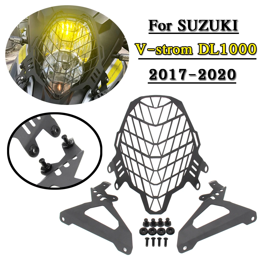 

Motorcycle Headlight Head Light Guard Protector Cover Protection Grill For SUZUKI DL1000 V-strom DL 1000 Vstrom 1000 2017-2020