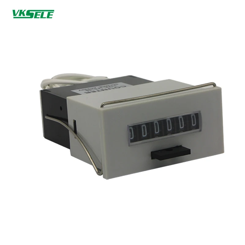 Yueqing fabrik 6 digit LFC-6S Frühling clip oder schraube typ elektromagnetische elektrische zähler