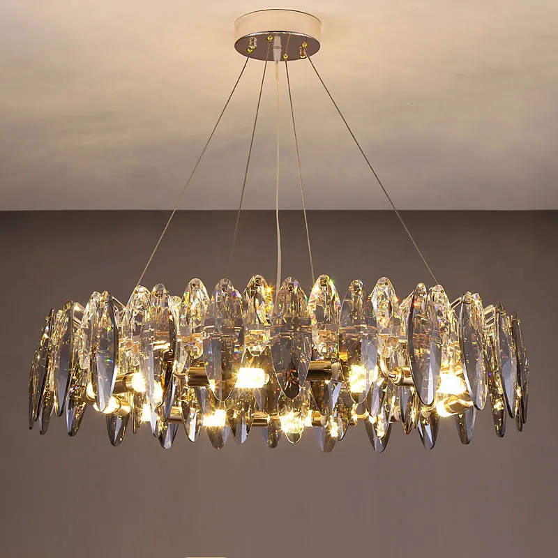 

Led Postmodern Crystal Designer Chandelier Living Room Bedroom Chandelier Lighting Luster Chandelier Lighting Foyer