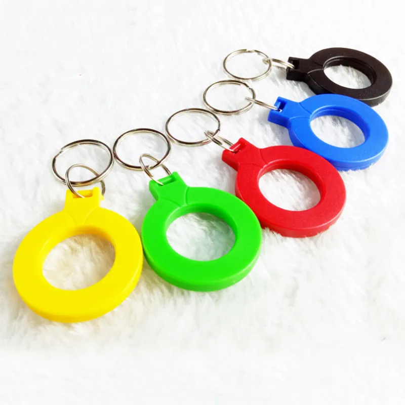 5Pcs/Lot 13.56Mhz IC M1 S50 Keyfobs Tags Access Control Card Token Attendance Management ABS Waterproof Keychain