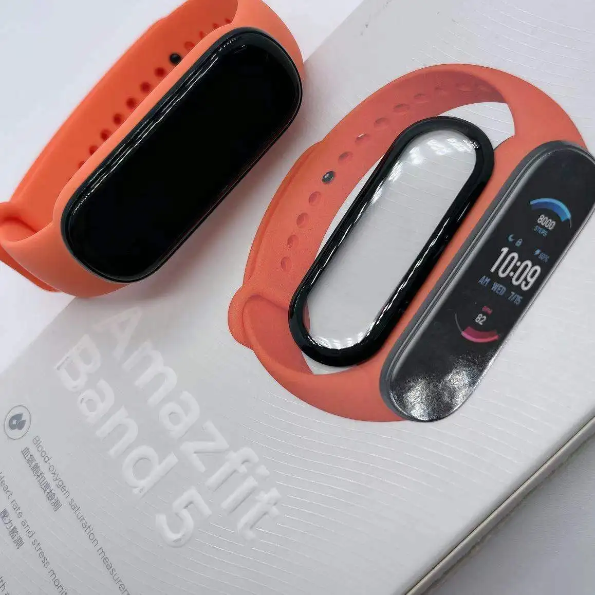 3pcs 3D ฟิล์มสําหรับ huami Amazfit band 5 ป้องกันหน้าจอนุ่มป้องกันฟิล์มสําหรับ huami Amazfit band 5 ฟิล์มสําหรับ huami Band 5