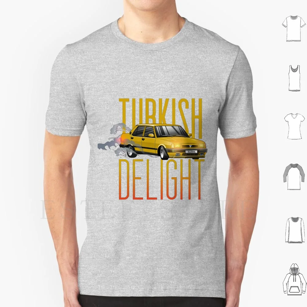 Turkish Turkish Delight T Shirt Cotton Men DIY Print Multipla Abarth 595 Talento 127 Cinquecento Coupe