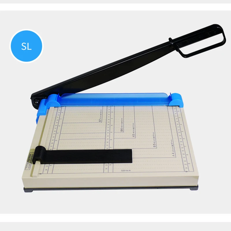 GLD/SL-A4 Adjustable Office Paper Cutter Manual Trimming Paper Cutting Tool Guide Plate Paper Cutter Photo a4 Label Paper Cutter