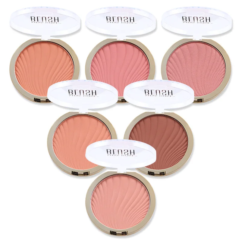 MISS ROSE Six-Color Matte Blush Rouge Nude Makeup Powder Wholesale Lasting Natural Brighten Skin Color Cosmetic Gift for Girl