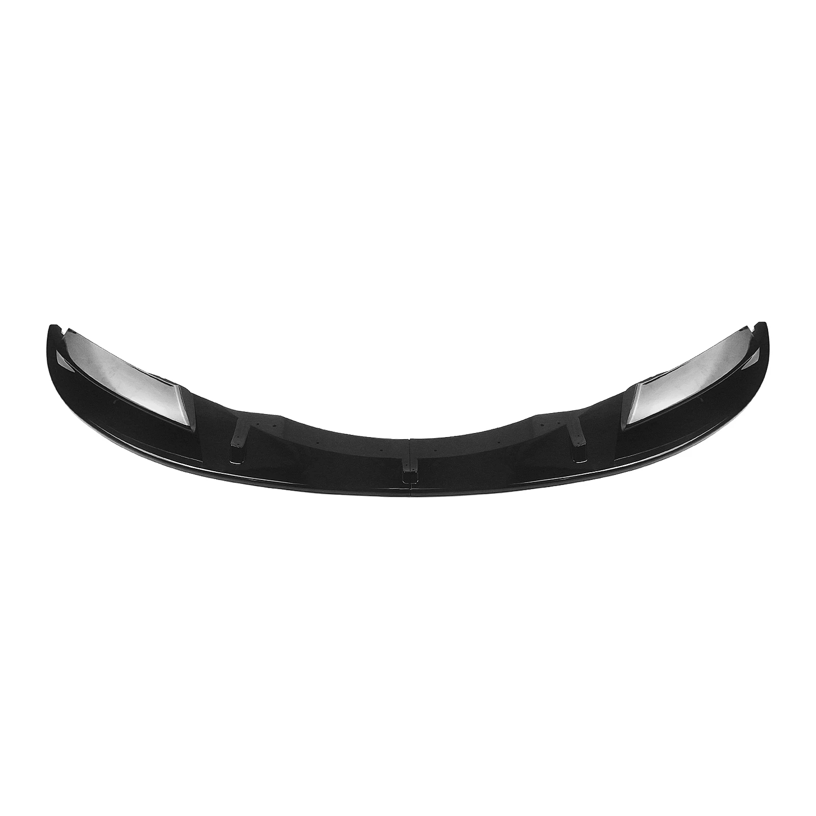 Front Bumper Spoiler Lip For BMW E90 E92 E93 M3 2007-2013 Coupe Sedan Gloss Black/Carbon Fiber Look Car Lower Splitter Protector - view 2