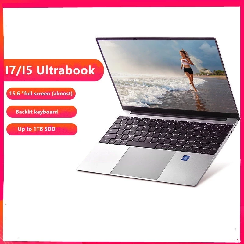 Sỉ 13.3 Inch Laptop Máy Tính DDR4G + 128G SSD Duad Kinh Doanh Chính Netbook