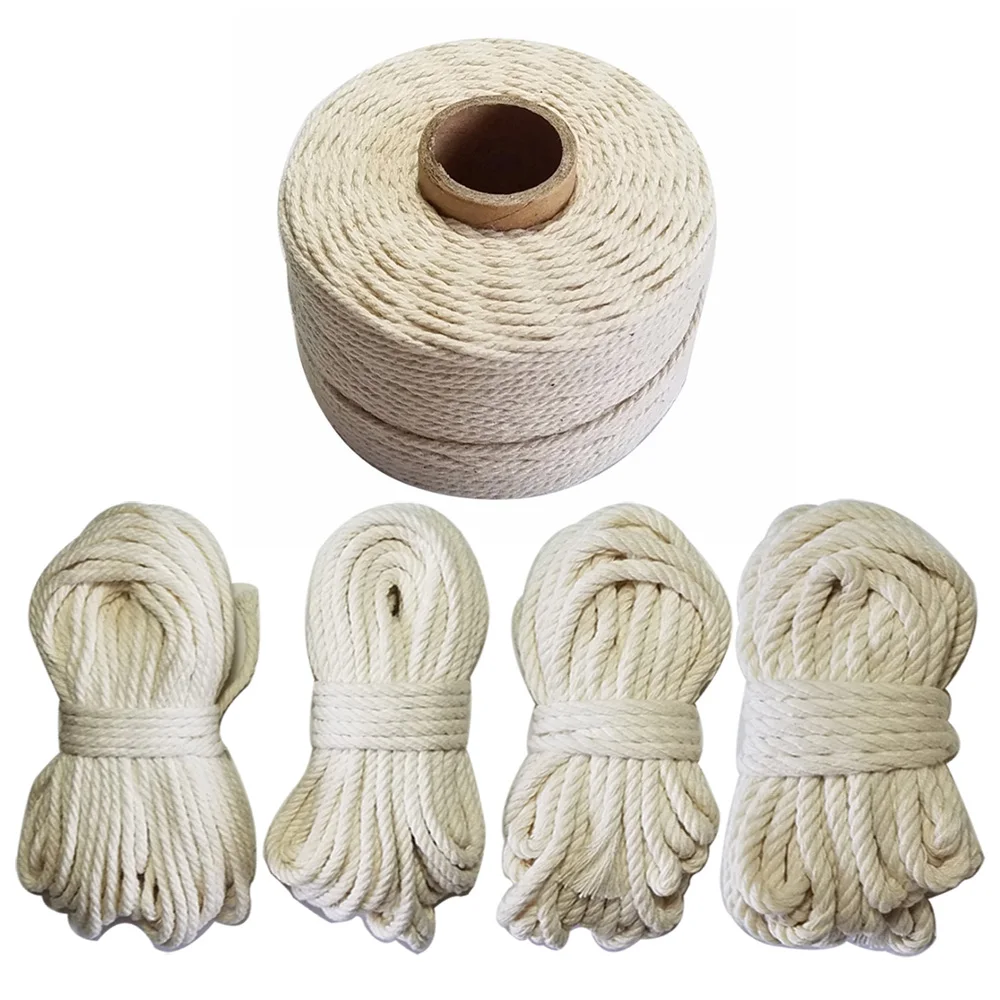 100% Natural cotton rope  twine  macrame cords  tag hang handmade accessory  DIY