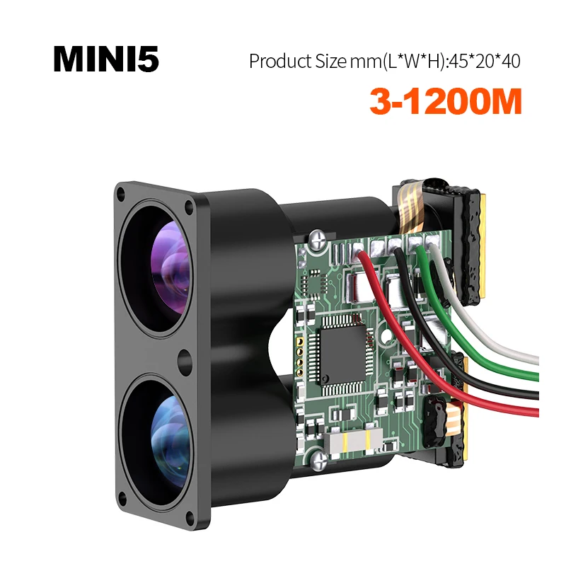 Imagem -04 - Nohawk-mini Laser Distância Medidor Incorporado Sensores Laser Sólidos Range Finder Módulo Sensor