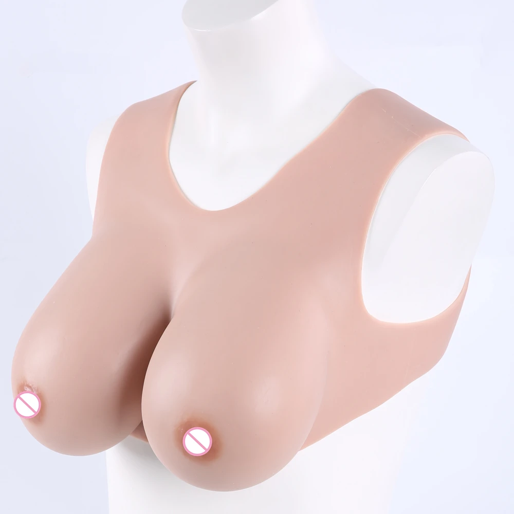 2450g E-Cup Lifelike Soft Silicone Breast Forms enhancers Mastectomy Boob Prosthesis Fit for Crossdressers Drag Queen