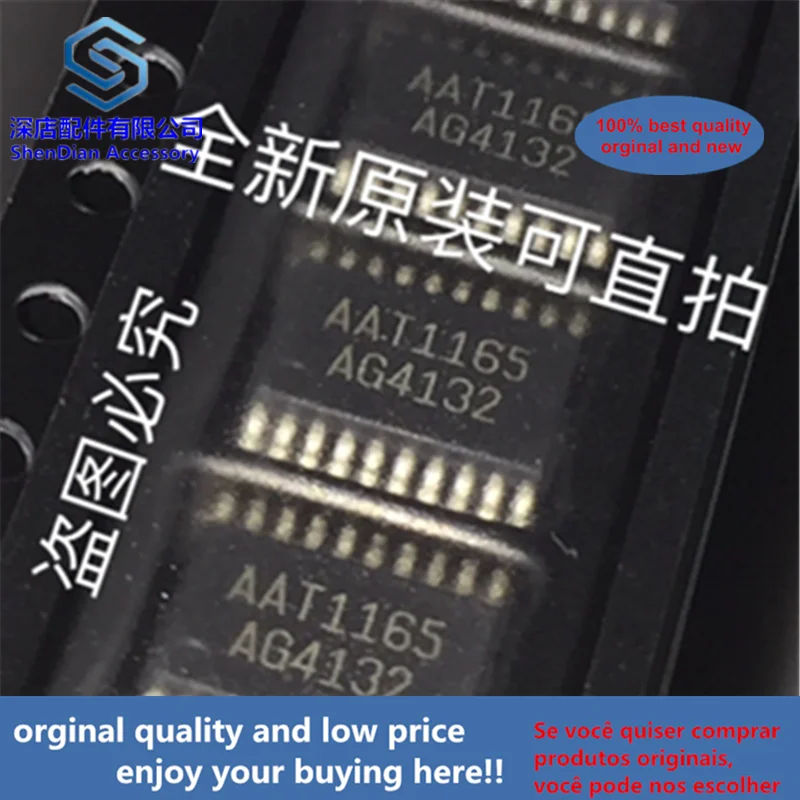 

5pcs 100% orginal and new AAT1165-T4-T TSSOP20 AAT1165 best qualtiy