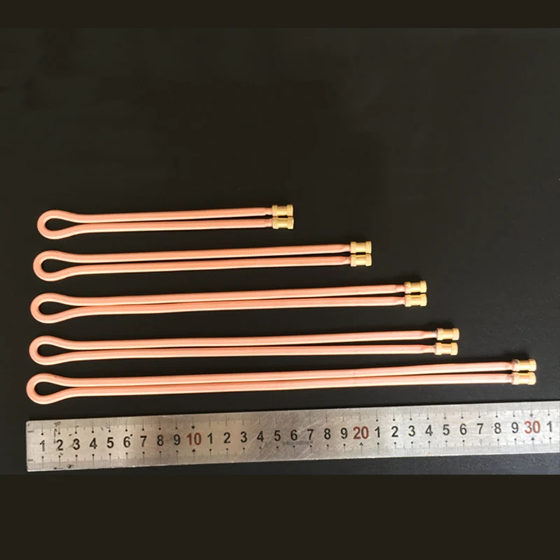 Juulasen Diy Laptop Loop Zachte Rode Koperen Buis Buitendiameter 4Mm Water Koeler Warmte Refit Custom Lengte 180-300Mm